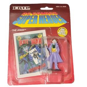 Ertl DC‎ Comics The Joker The Batman Deadstock Die-cast Metal Action Figure
